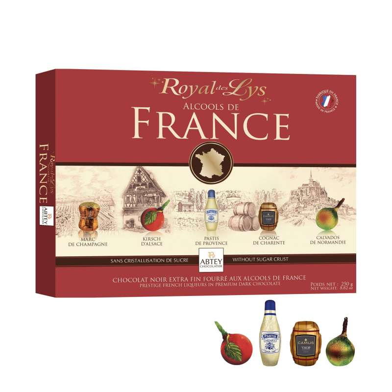 Boîte Royal des Lys Alcools de France