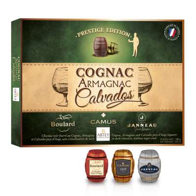 Boîte Prestige Edition Cognac Armagnac Calvados