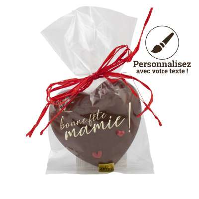 Coeur Chocolat au Lait à personnaliser