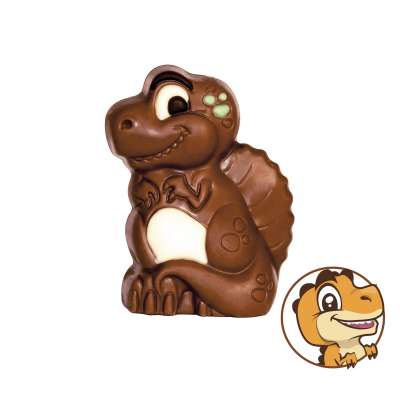 Moulage Dinosaure Igor Le Chocosaure (au chocolat au lait))