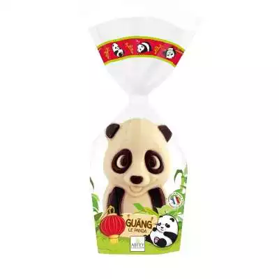 Moulage Guang le Panda (au chocolat blanc décoré)