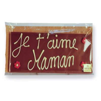 Tablette chocolat au lait pour Maman