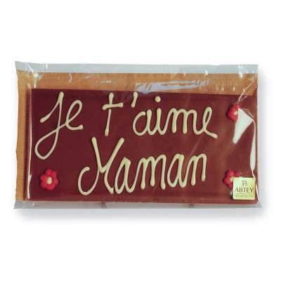 Tablette chocolat au lait pour Maman