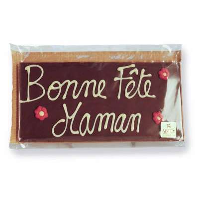 Tablette chocolat noir pour Maman