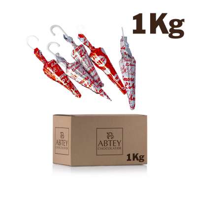 Vrac 1 Kg P'tit Parapluie LOVE (au chocolat au lait)