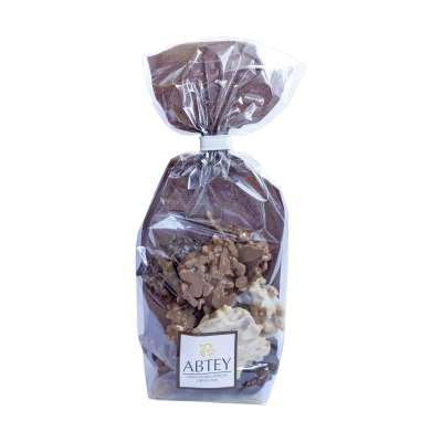Sachet de rochers mix au chocolat au lait, noir et blanc