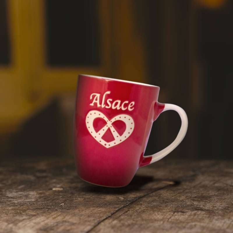 Mug Alsace Bretzel Rouge