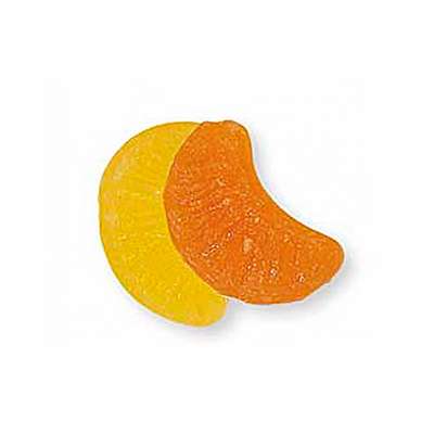Sachet de bonbons citron et orange en tranches