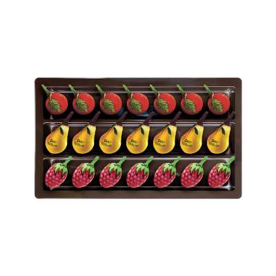 Petit Coffret Prestige Liqueurs de Fruits (au chocolat noir)