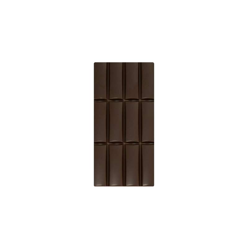 Tablette au chocolat noir avec édulcorant