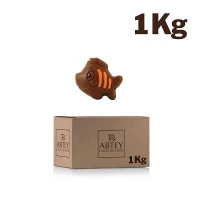 Vrac 1 Kg poisson décoré (au chocolat au lait)