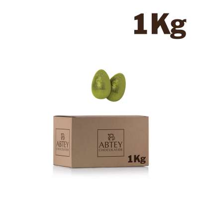 Vrac 1 Kg mini Oeufs (au chocolat blanc fourré praliné amande aux éclats d’amandes)