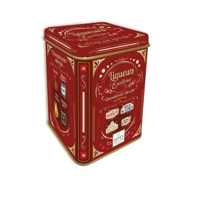 Dragées chocolat boite fer 370 g