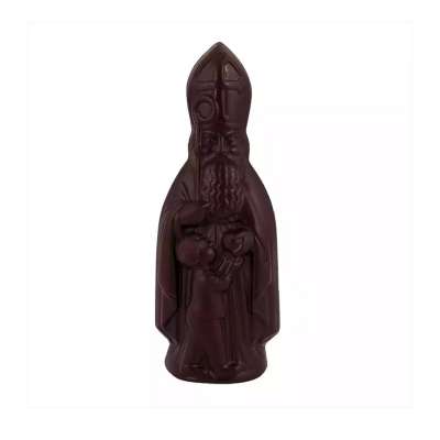 Moulage Saint Nicolas au chocolat noir sans sucre ajouté