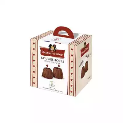 Ballotin Cube 13 Kougelhopfs Truffe Fantaisie - Les Chocolats d'Odette