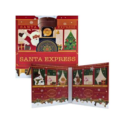 Calendrier pour enfant Santa Express (au chocolat au lait)
