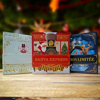 Calendrier pour enfant Santa Express (au chocolat au lait)
