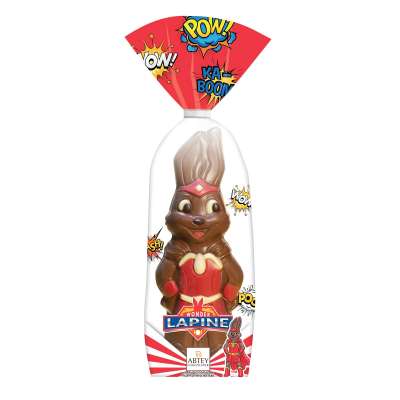 Wonder Lapine (au chocolat au lait décoré)