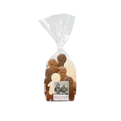 Sachet 18 manalas au chocolat au lait, noir et blanc