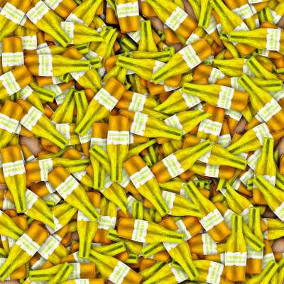 Vrac 1 Kg Liqueur Bouteille Rhum Mangue Epices Chai