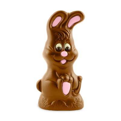 Moulage Croquin le lapin (au chocolat au lait décoré)