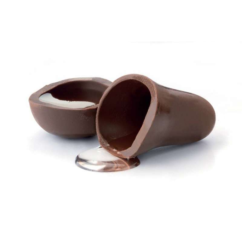 Poires Williams au chocolat noir fourré à la liqueur d'eau de vie x 5