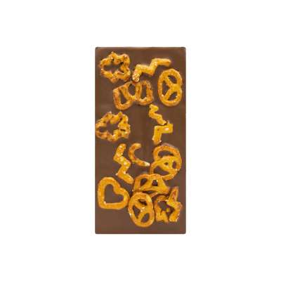 Tablette au Bretzels en chocolat au lait
