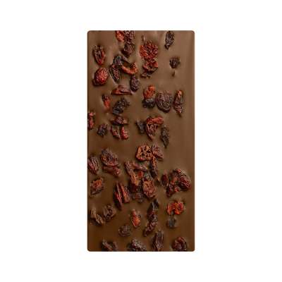 Tablette chocolat noir aux cranberry