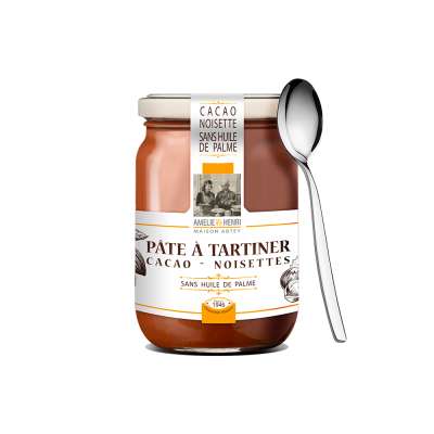 Pâte à Tartiner Cacao-Noisettes (sans huile de palme)