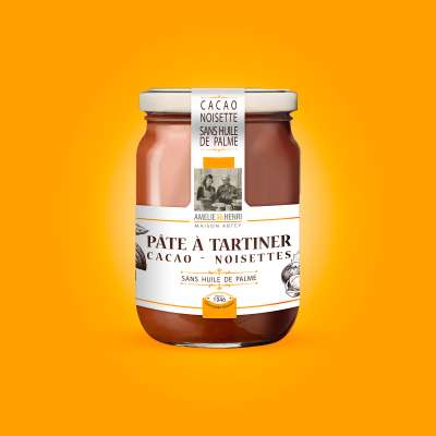 Pâte à Tartiner Cacao-Noisettes (sans huile de palme)