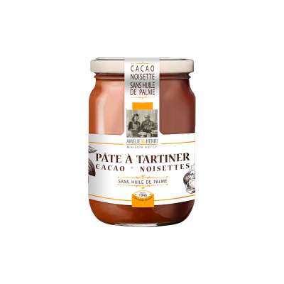 Pâte à Tartiner Cacao-Noisettes (sans huile de palme)