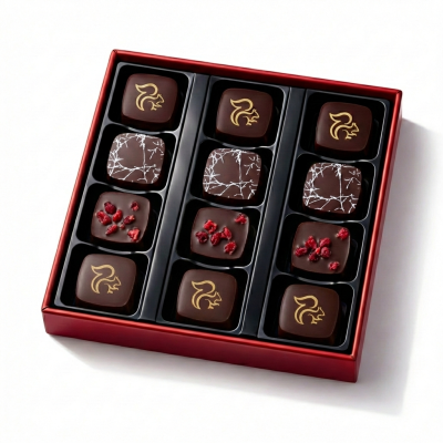 Boîte 12 Bouchées gourmandes au Chocolat