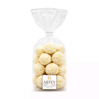 Sachet Boule de Neige au chocolat blanc et noix de coco