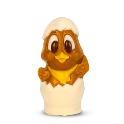 Moulage Chick le Poussin (au chocolat aromatisé caramel)