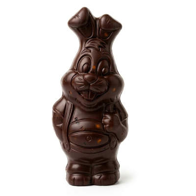 Moulage Lulu le Lapin pour Un Petit Truc en Plus (au chocolat noir & brisure de crêpes)