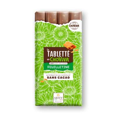 Tablette au Choviva au lait avec inclusion Feuilletine