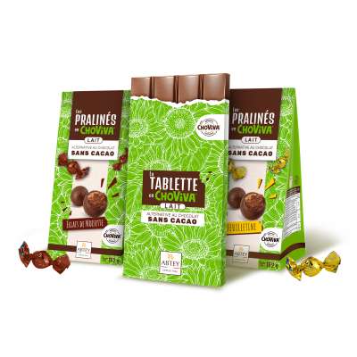 Offre Pack Découverte Choviva (Tablette et Sachet boules pralinés)
