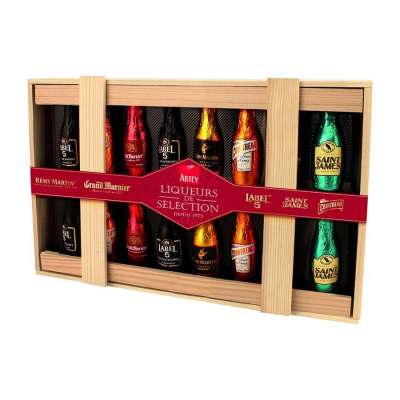 Boîte bois Liqueurs de Sélection