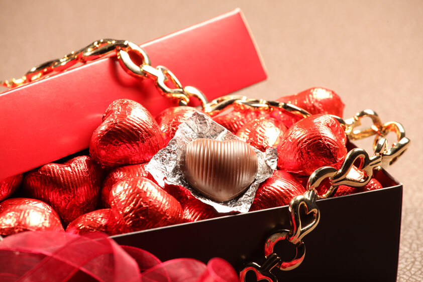 Un cadeau chocolat pour la Saint Valentin
