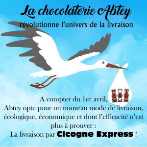 Votre Chocolaterie en ligne avec Cigogne Express