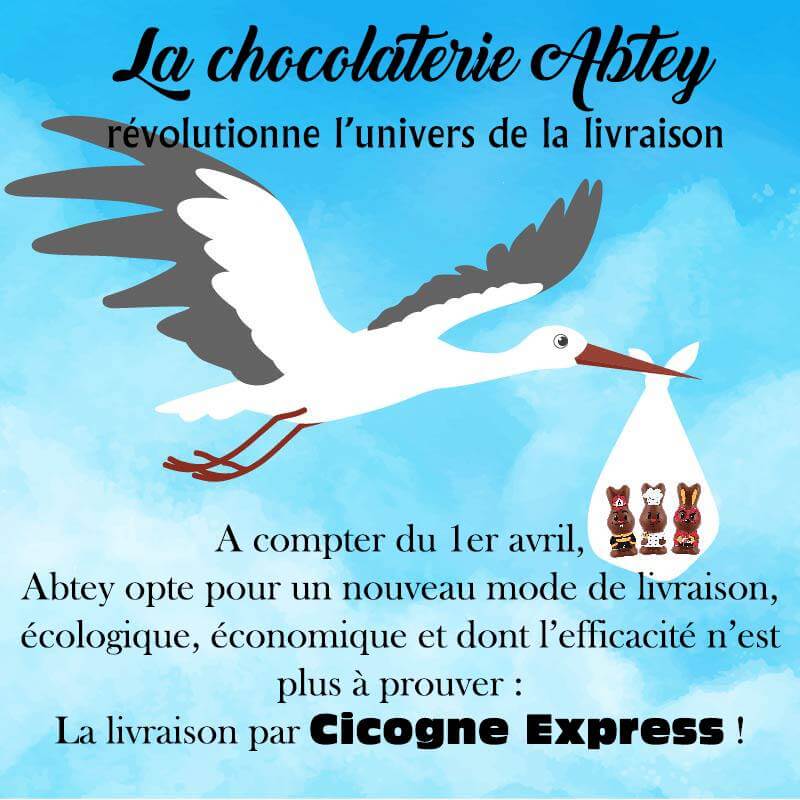 Votre Chocolaterie en ligne avec Cigogne Express