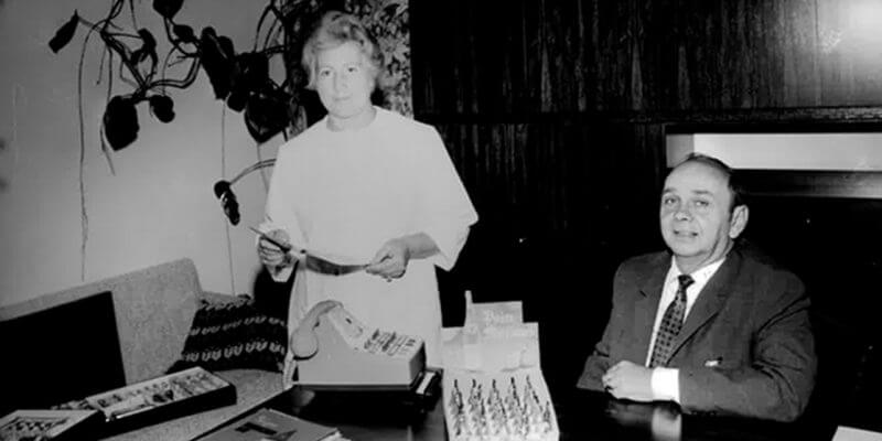 Amélie Abtey et son mari à la Chocolaterie