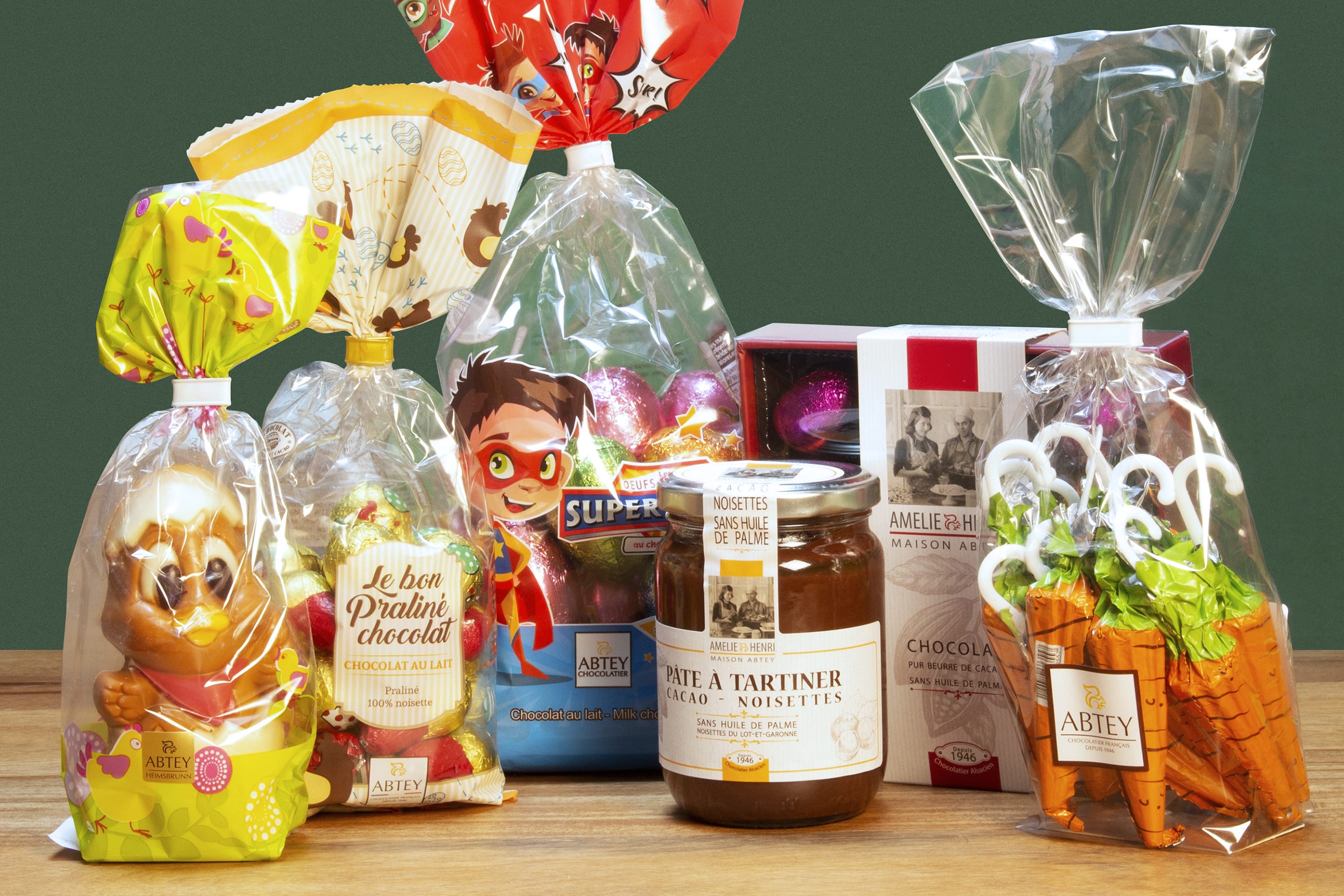 selection de chocolat